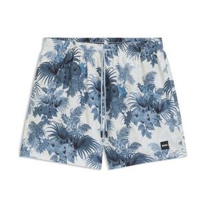 Hugo Mens Piranha Printed Swim Shorts / Blue